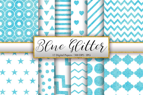 Download Blue and White Glitter Background - White glitter Collection