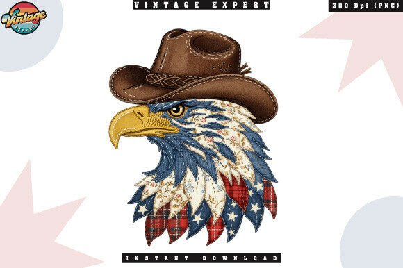 Download Americana Eagle Crochet Yarn Faux PNG - Premium Resources