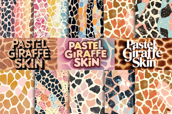 Download Pastel Giraffe Skin Glitter - Premium Resources