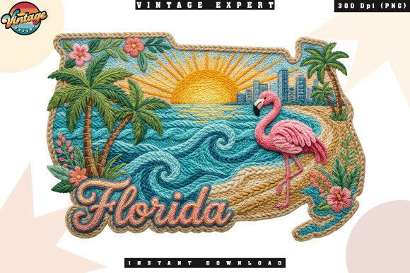 Download Flamingo Florida Crochet Yarn Faux PNG - Premium Resources