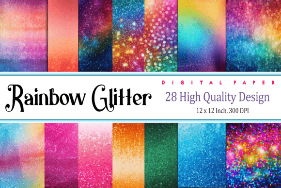 Download Rainbow Glitter Bundle - Premium Bundle